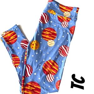TC LuLaRoe Space leggings. Brand new